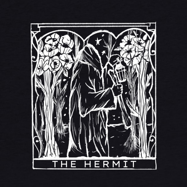 The Hermit, Tarot, Astrology, Pagan, Witchy, Goth by LunaElizabeth